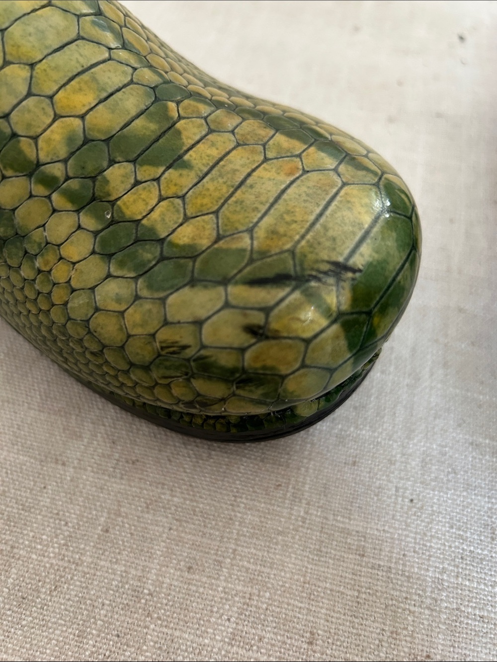 Dansko Professional Python Patent Green Clogs Women's Size 39 Snakeskin Leather - Picture 9 of 14
